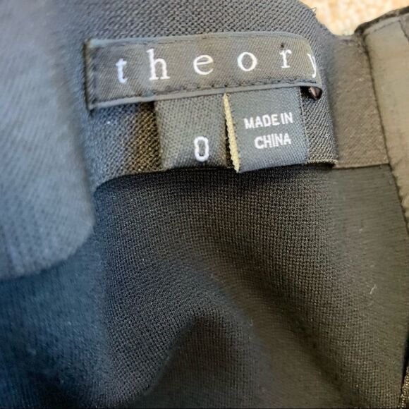 THEORY black strapless velvet silk Chanesa dress Size 0 - Picture 10 of 15